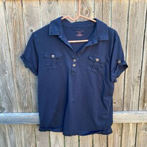 Northcrest collared shirt short sleeve size large